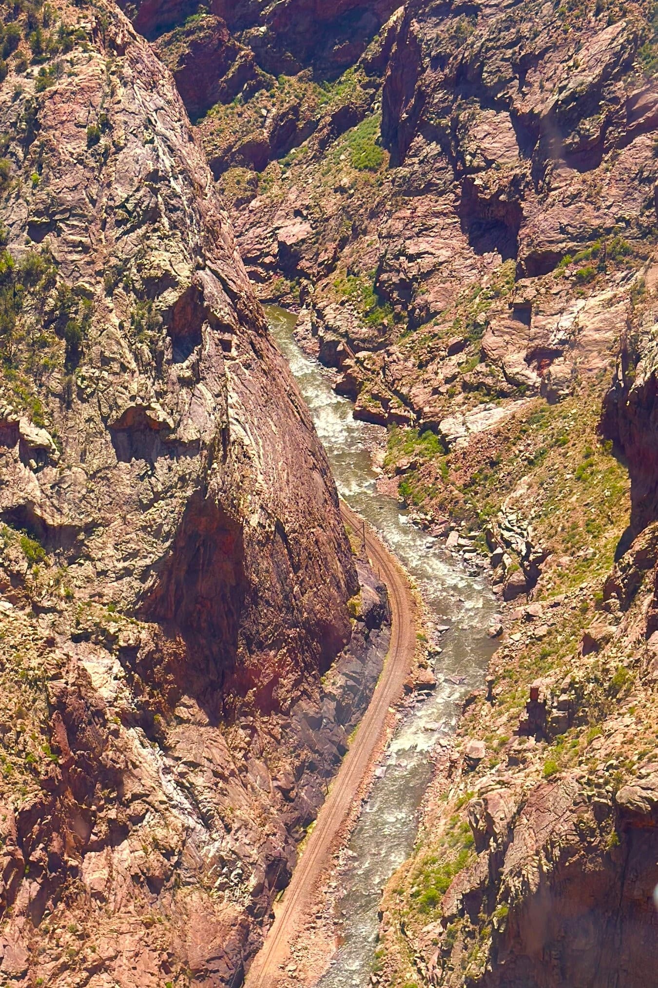 Royal Gorge Bridge spanning the Arkansas River canyon